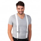 Kšandy (šle) bílé pružné