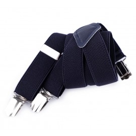 Dětské šle jednobarevné tmavě modré Y