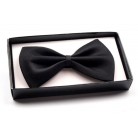 Motýlek černý kulatý