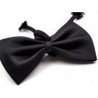 Motýlek černý kulatý