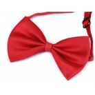 Motýlek červený kulatý