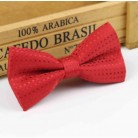 Dětský motýlek červený s červenými tečkami