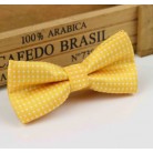 Dětský motýlek žlutý s puntíky