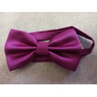 Saténový party motýlek fialový se vzorečkem