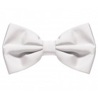 Saténový party motýlek nejsvětlejší šedý