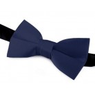 Dětský saténový motýlek modrá tmavá