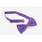 Saténový party motýlek světle fialová