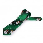 Saténová vánoční kravata