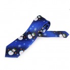 Saténová vánoční kravata