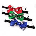 Saténový vánoční motýlek