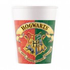 Papírové party kelímky Harry Potter - Bradavické koleje 200 ml