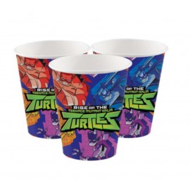 Papírové party kelímky Želvy Ninja 8 ks 