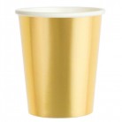 Papírový kelímek zlatý