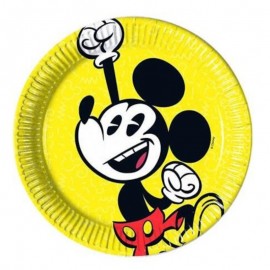 Papírové talířky Mickey Super Cool 20cm - 8ks