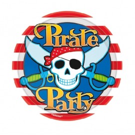 Papírové talíře pirát