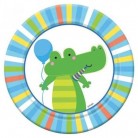 Papírový talířek krokodýl