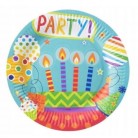 Papírový talířek svíčky