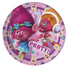 Papírový talířek Trollové