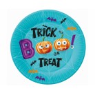 EKO Papírové talířky Halloween - Trick or treat 18 cm - 6 ks