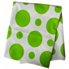 Ubrus foliový puntík - ZELENÝ 100 x 130 cm