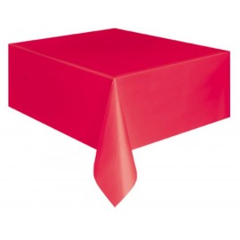 Fóliový ubrus červený 120*140 cm