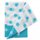 Ubrus s puntíky modrý