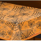 Plastový ubrus Halloween Pavučiny průhledný - 274 x 139 cm