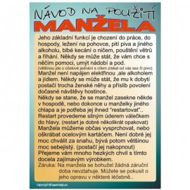 Certifikát - Návod na použití manžela