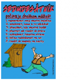 Certifikát - Sedmdesátník