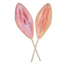 Lízátko vagína s jahodovou příchutí