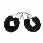 Plyšová pouta - černá