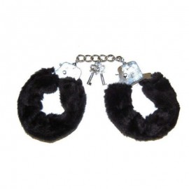 Plyšová pouta - černá